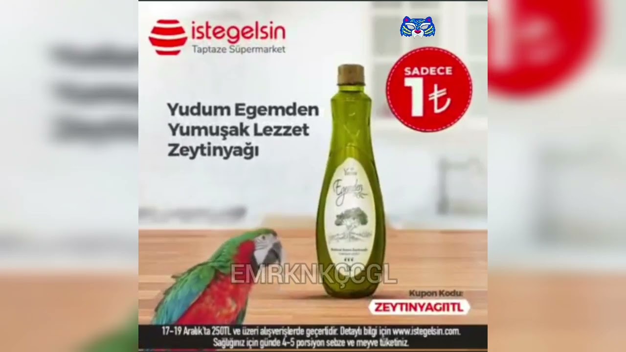 İstegelsin papağanlı 1 lira ve kampanya reklamları (2021)