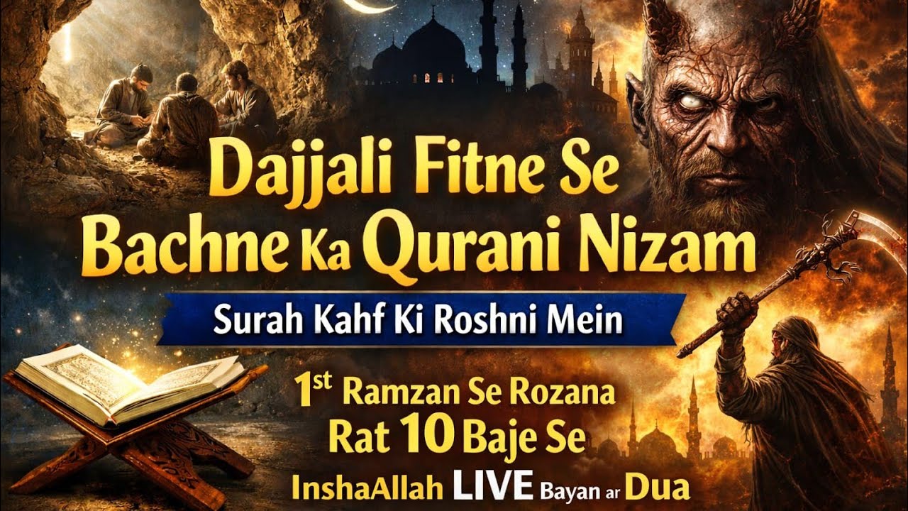 Dajjali fitne se bachne ka Qur'ani nizam| Day 17 |Mufti Muhammad Ibrahim qasmi