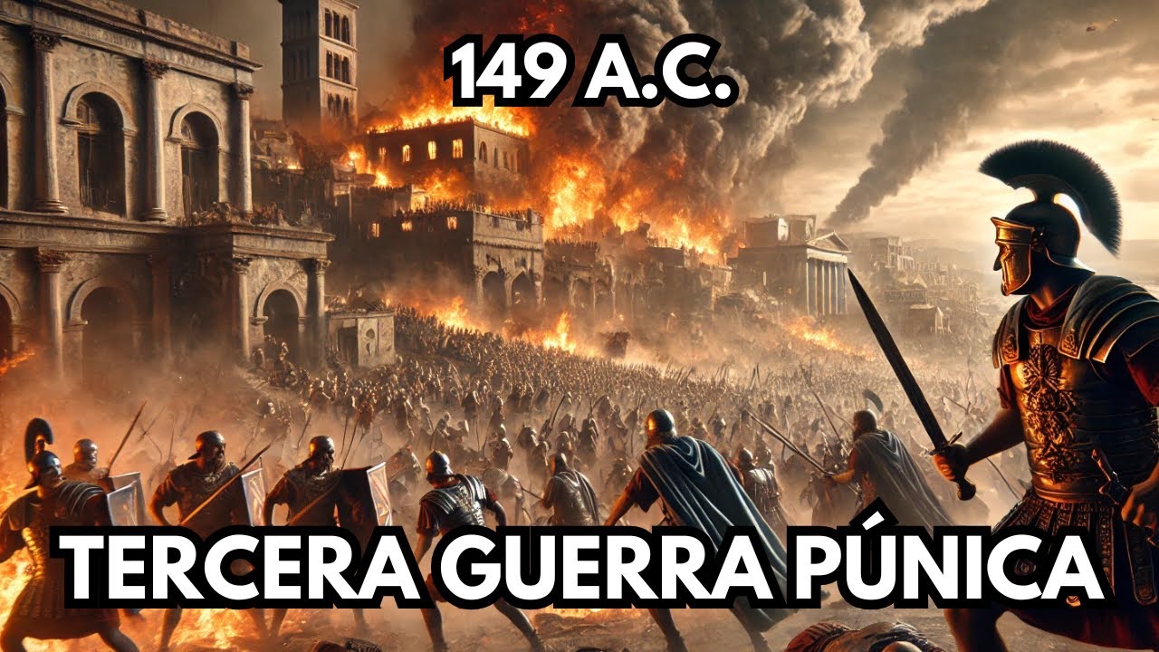 La Tercera Guerra P&uacute;nica ⚔️ ROMA VS CARTAGO ⚔️ El comienzo de una era 👑​ Historia de Guerra Antigua
