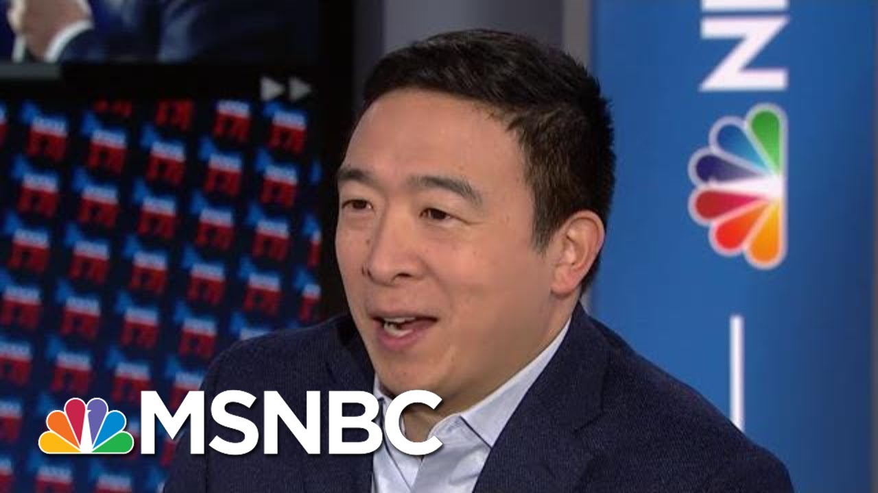 What Andrew Yang Thinks His Chances Are | Velshi & Ruhle | MSNBC