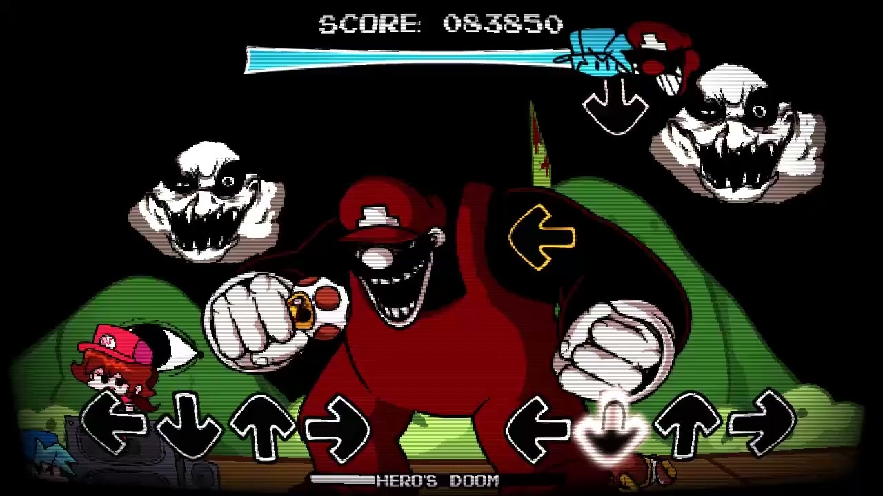 FNF MOD: Mario's Monday Night Massacre - Hero's Doom