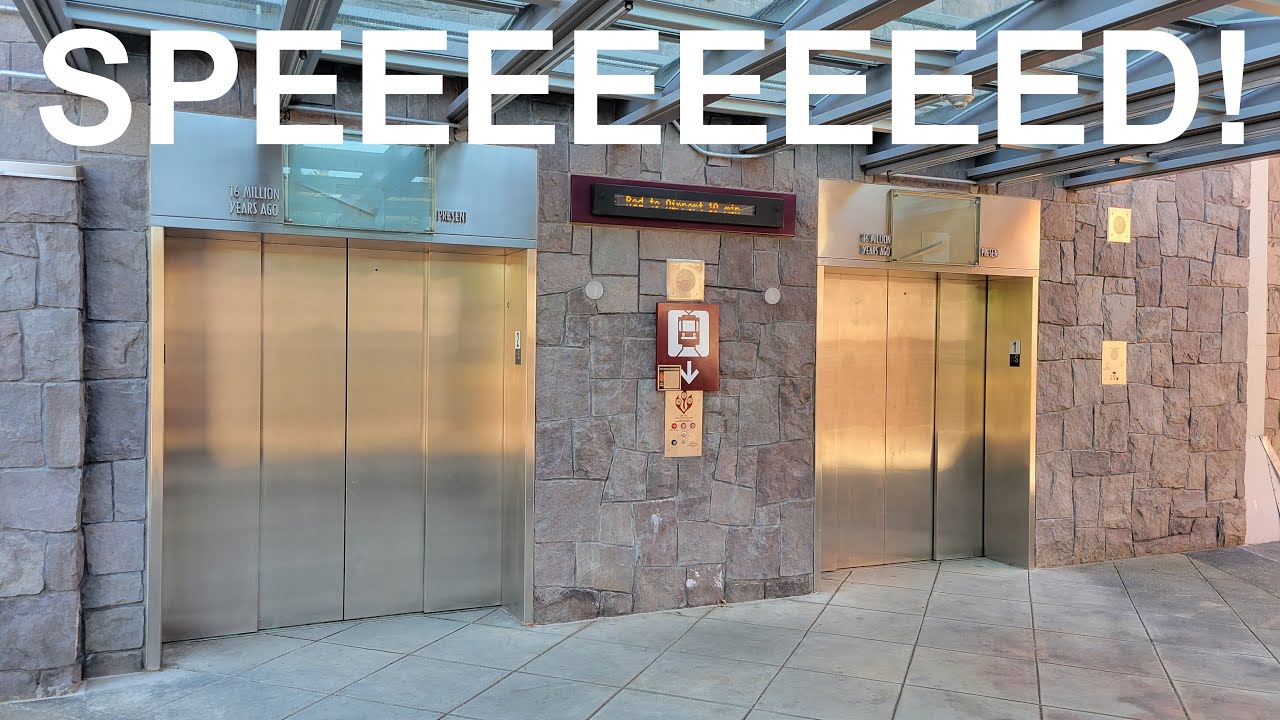 UpLifting Finds - Washington Park MAX Station's high speed 1200fpm (6.1m/s) elevators, Portland, OR