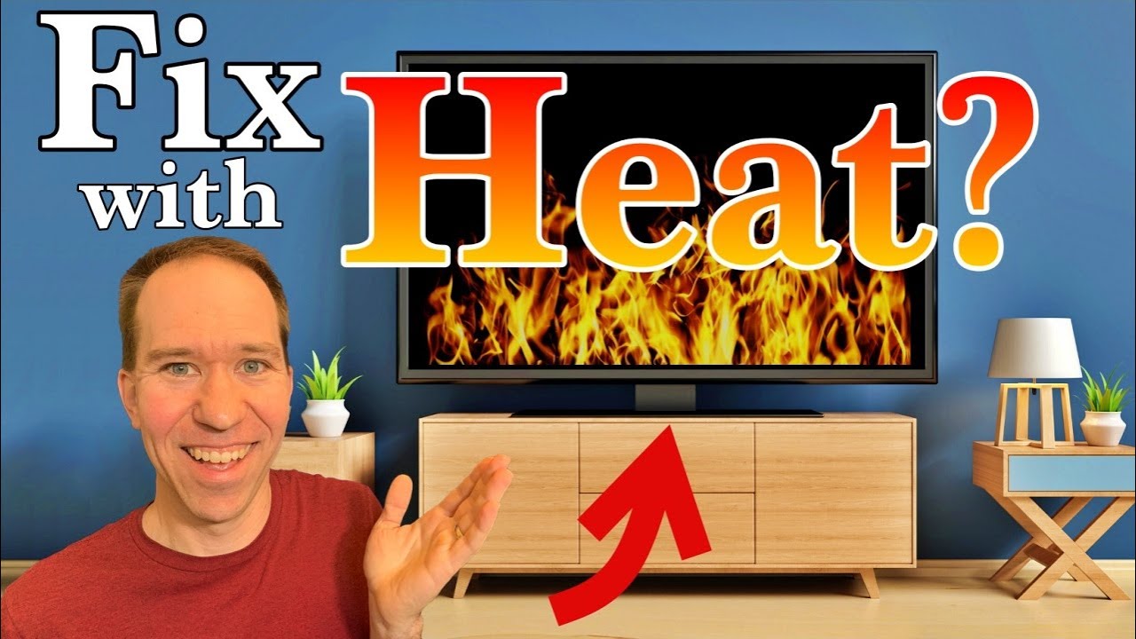 Я починил сломанный 47-дюймовый телевизор с HEAT | Порты HDMI не работают на LG 47LE5400