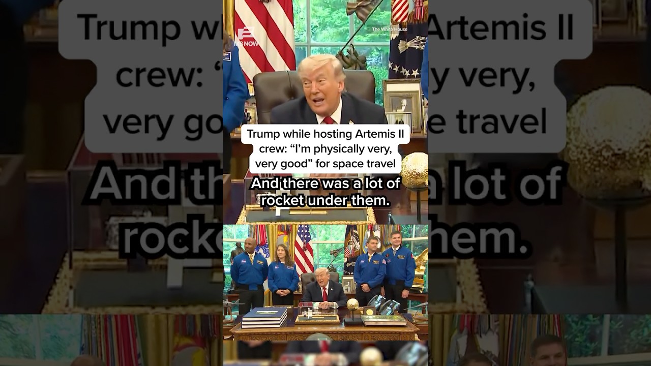Trump while hosting Artemis II crew: 