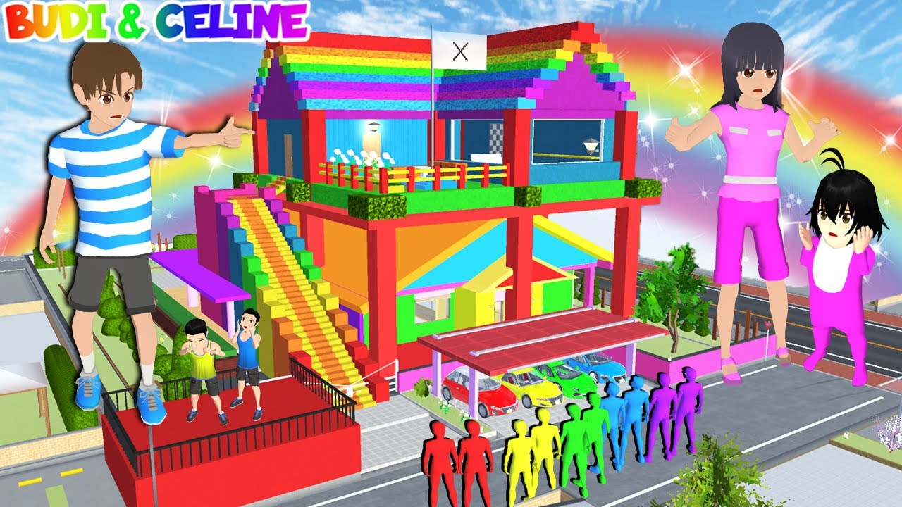 Full Movie - Rumah Yuta Jadi Markas Bertingkat Warna Warni | Mio Panik Monster Rainbow Serang Markas