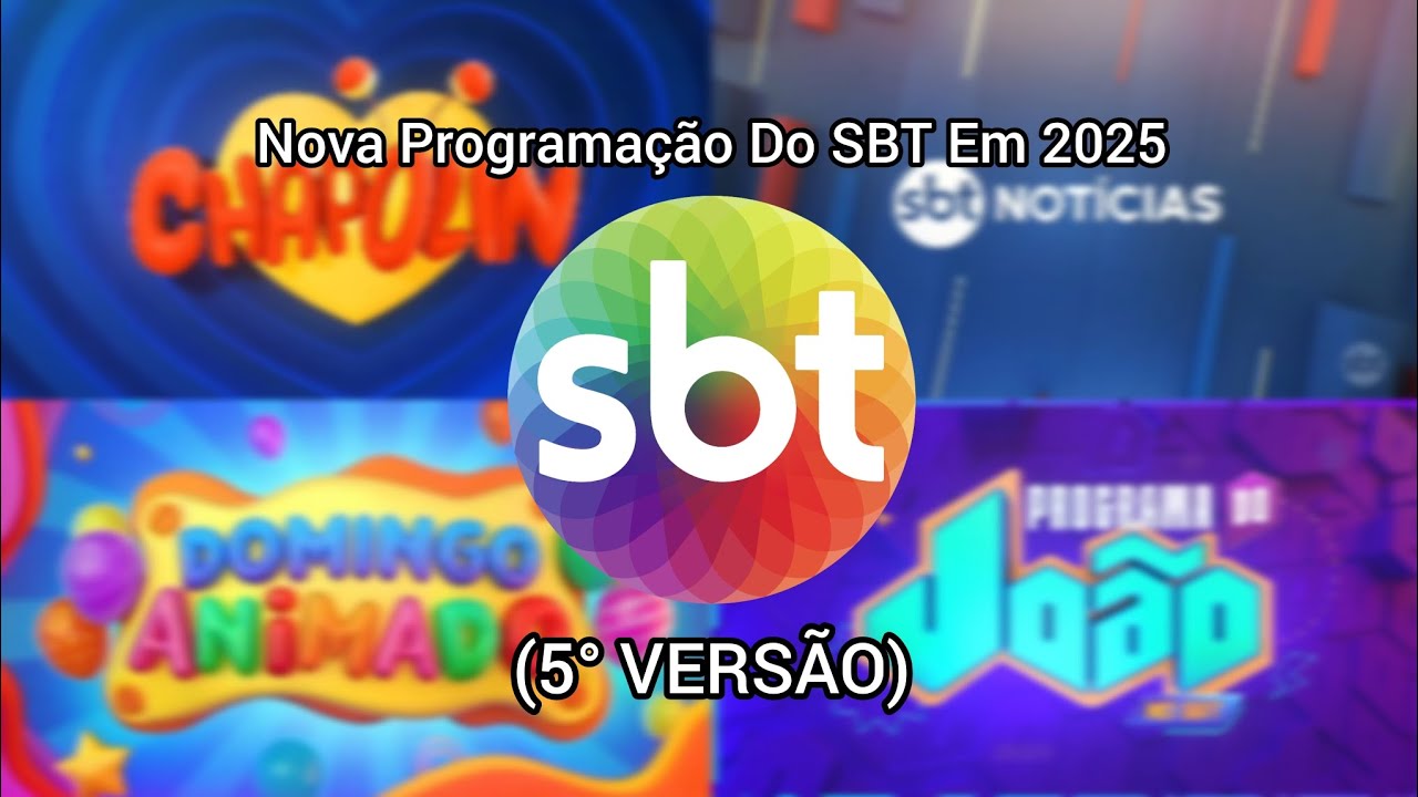 Nova Programa&ccedil;&atilde;o Do SBT Em 2025 (5&deg; VERS&Atilde;O) (SIMULA&Ccedil;&Atilde;O)