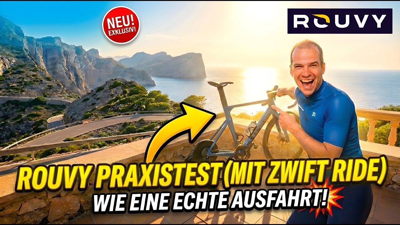 ROUVY Praxistest: wie eine echte Ausfahrt! 👉🚲 (ROUVY Test & Erfahrungen mit Zwift Ride)
