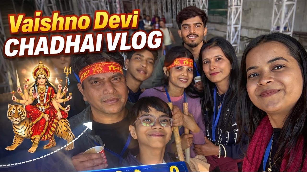 Rasta kho gaya, himmat nahi 💪🚩 | Vaishno Devi Chadhai Vlog