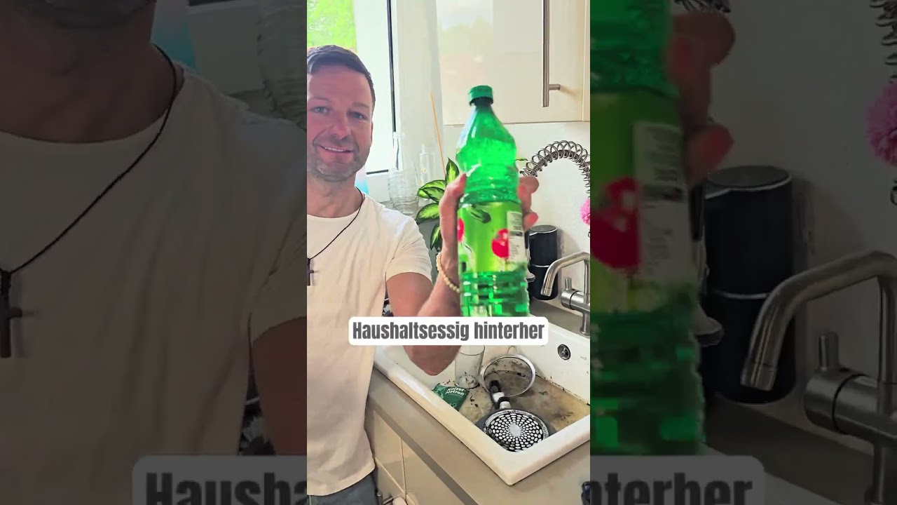 Nie wieder Chemie im Abfluss? Probier DAS zuerst!