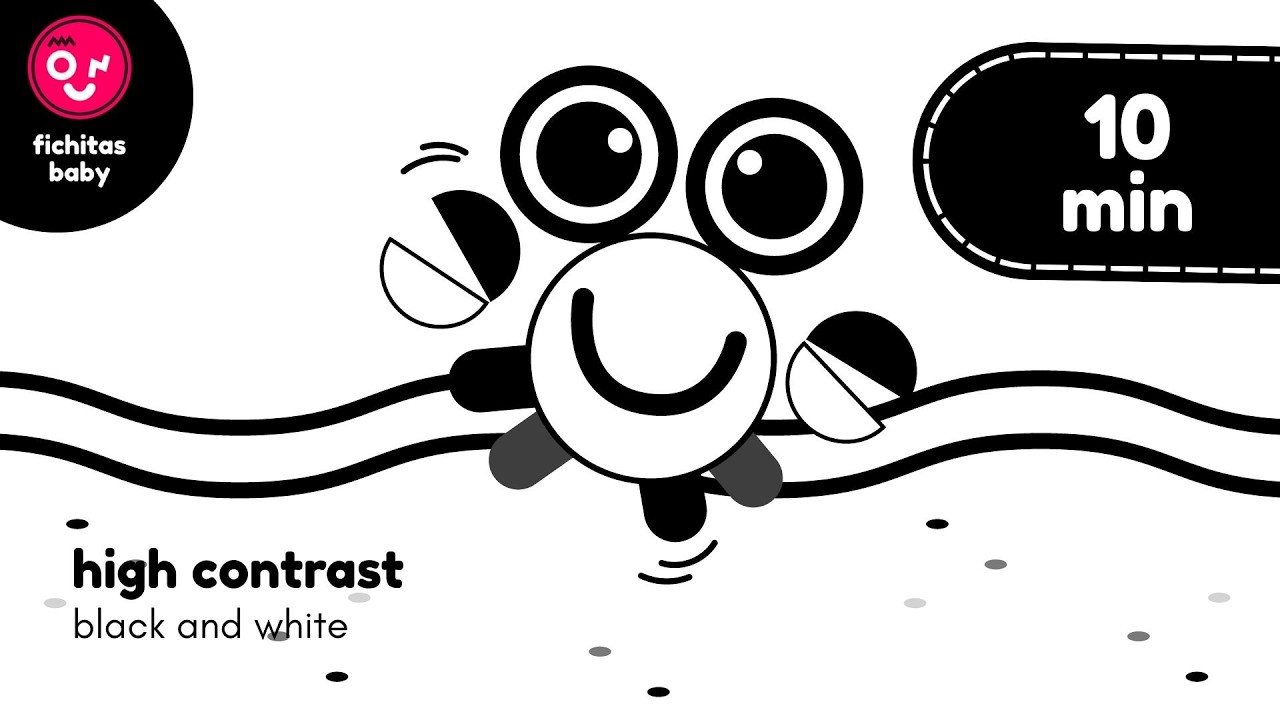 Baby sensory black white high contrast