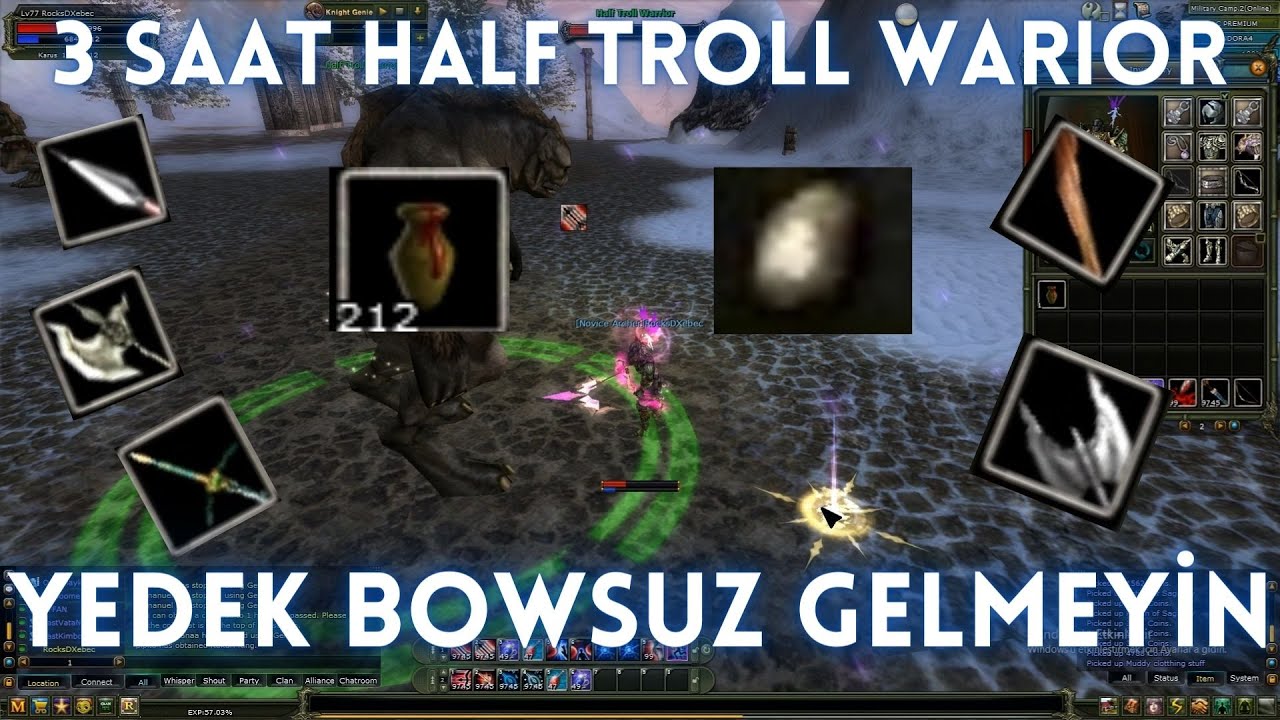 3 SAAT HALF TROLL WARRİOR | 77 LEVEL OK&Ccedil;U | ELLE FARM #1