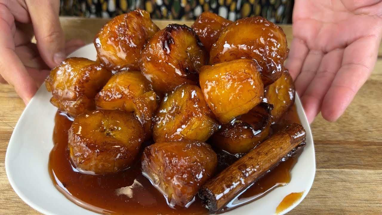dulce de Platano Maduro! Receta Facil y Rapida