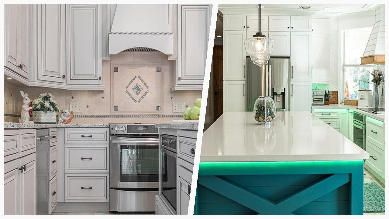 75 Green Porcelain Tile Kitchen Design Ideas You'll Love ⭐️