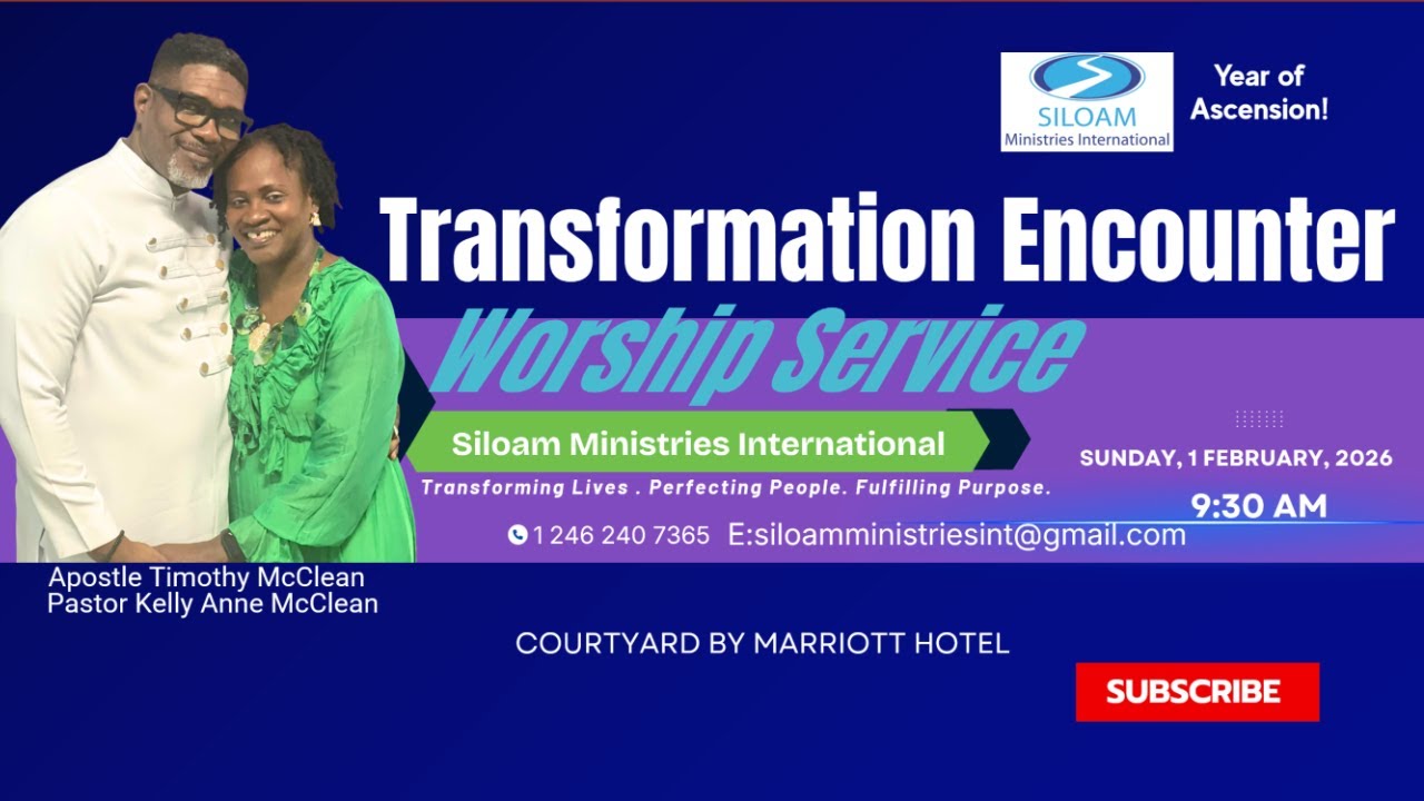 Siloam Ministries International Transformation Encounter Worship Service - Sunday, 1st February 2026