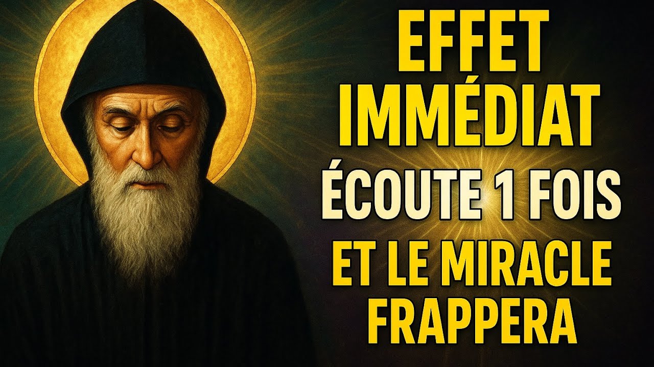 ⚡ PRIÈRE TRÈS PUISSANTE à SAINT CHARBEL pour la GUÉRISON IMMÉDIATE 🔥