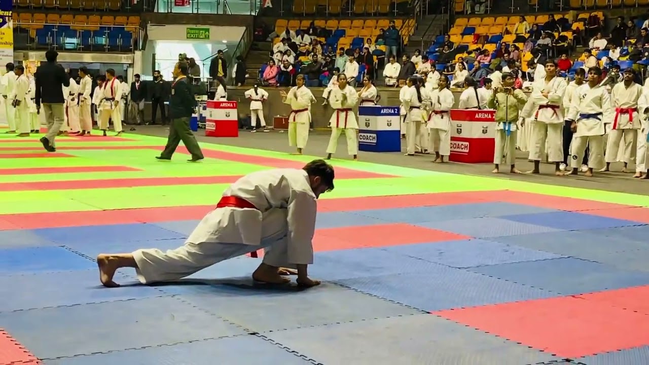 AIKF National Championship 2026 kata Gold medal UP Boy SatvikShanglu #nationalchampion #shivalakraj 