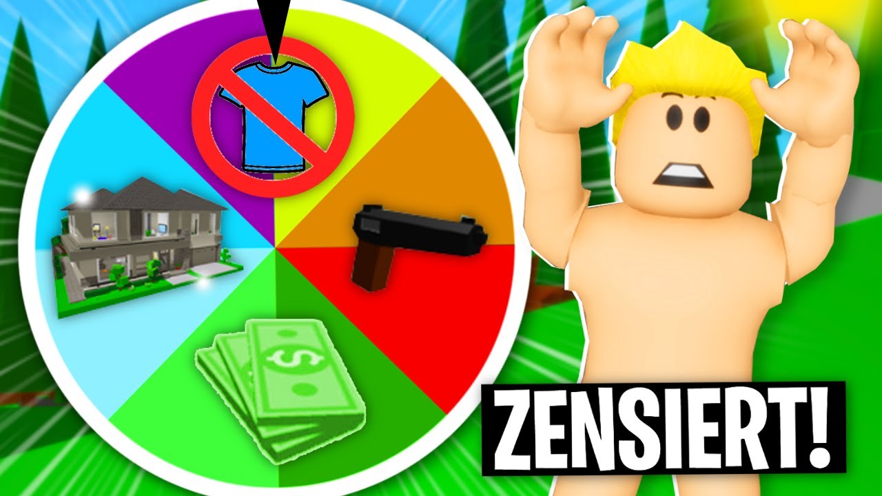 ALLES MACHEN was das GLÜCKSRAD VORGIBT! 😨 (Roblox Brookhaven 🏡RP | Story Deutsch)