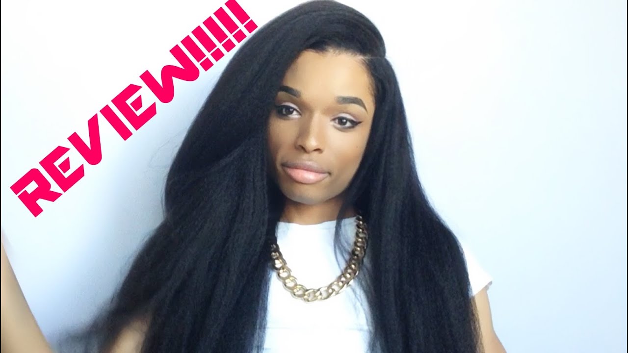 Glueless silk top Italian yaki full lace wig Review:AprilLaceWigs.com