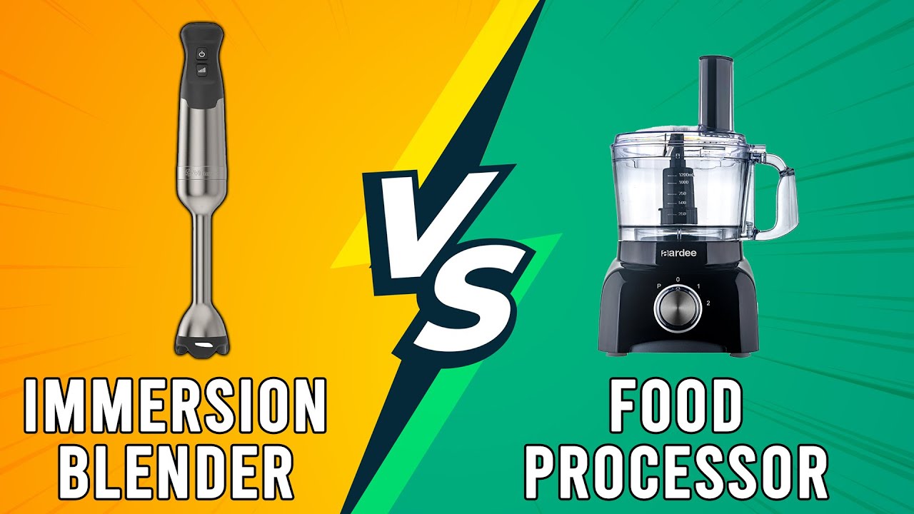 Immersion Blender vs Food Processor – Understanding Differences (Which Is the Winner?)
