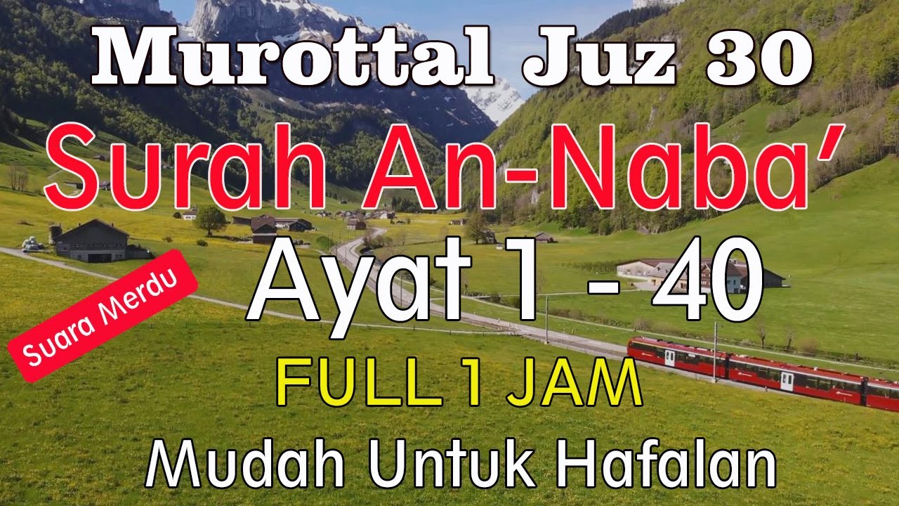 Murottal Surat An Naba Full 1 Jam | Surat an-naba ayat 1 sampai 40