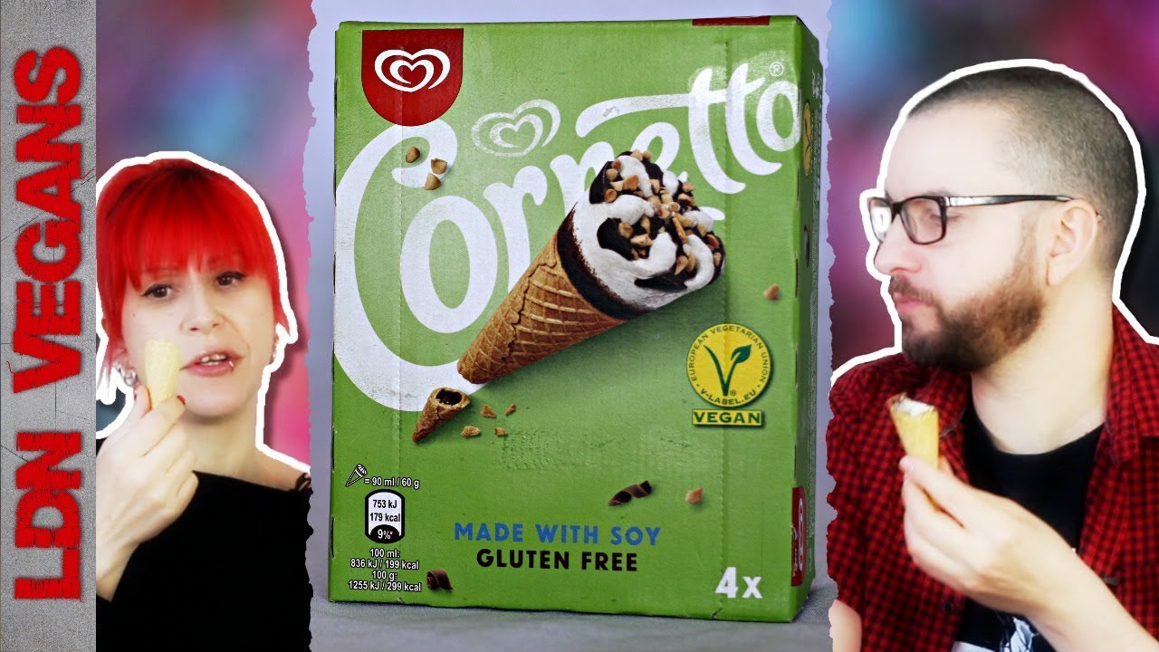 DAIRY & GLUTEN FREE Vegan Cornetto Review || LDN Vegans Taste Test