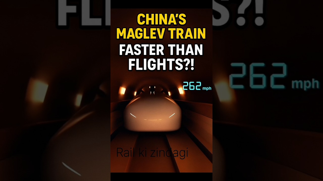 China&rsquo;s Maglev Train &ndash;  FASTER THAN PLANES?! 🤯