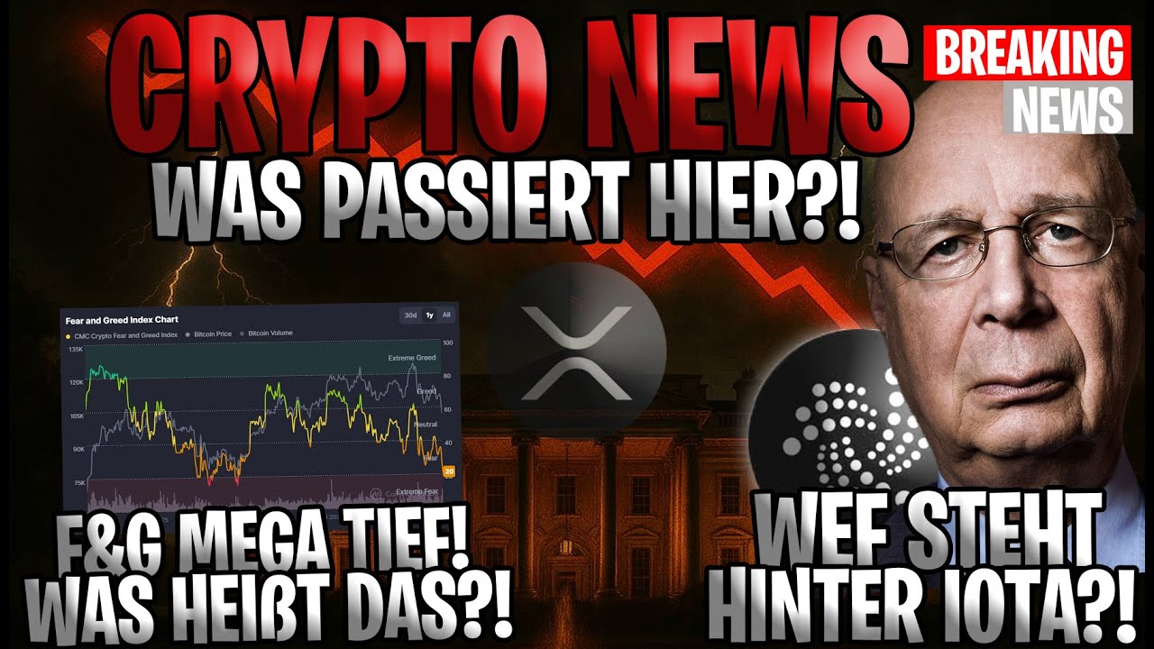 ❗Krypto News &ndash; Was passiert hier ❓ ALLES vorbei?! ⚠️ XRP 🤫 & das WEF steht hinter IOTA! 🌍🚀