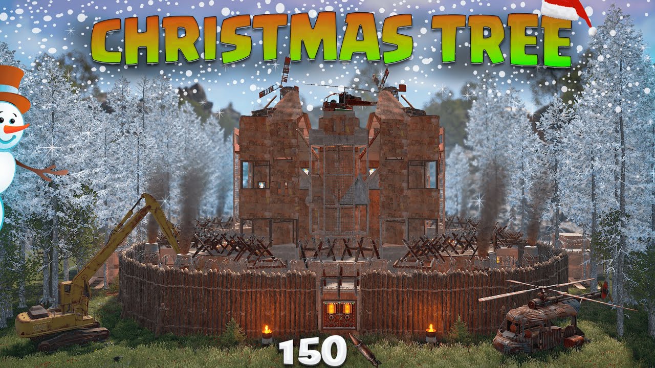 🎄The christmas tree🎄2x2 ДОМ ДЛЯ 4 НА 150 РАКЕТ | ОПЕН КОР, SHIELD WALL