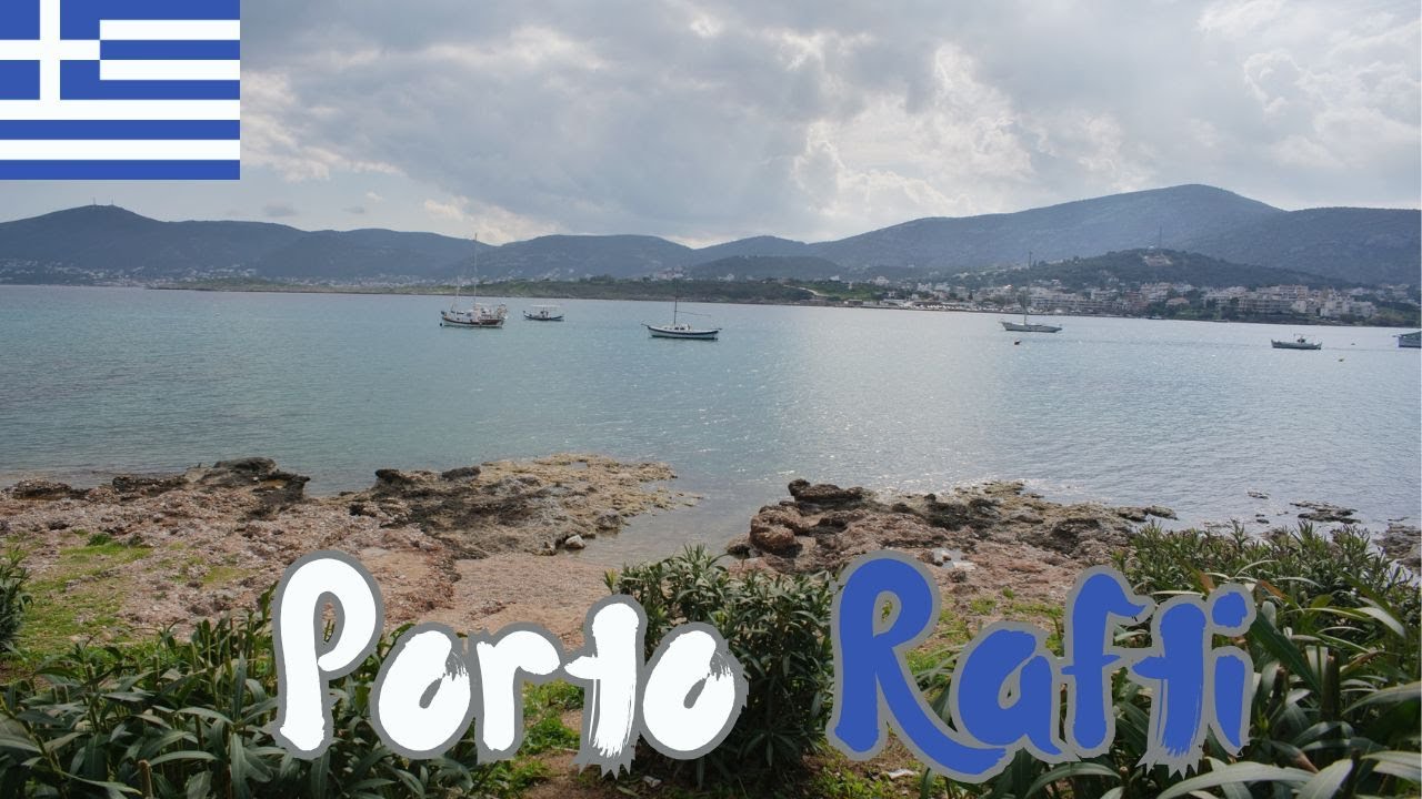 Porto Rafti Greece. Complete Town Travel Walking Tour. Panasonic Lumix S5 4K video