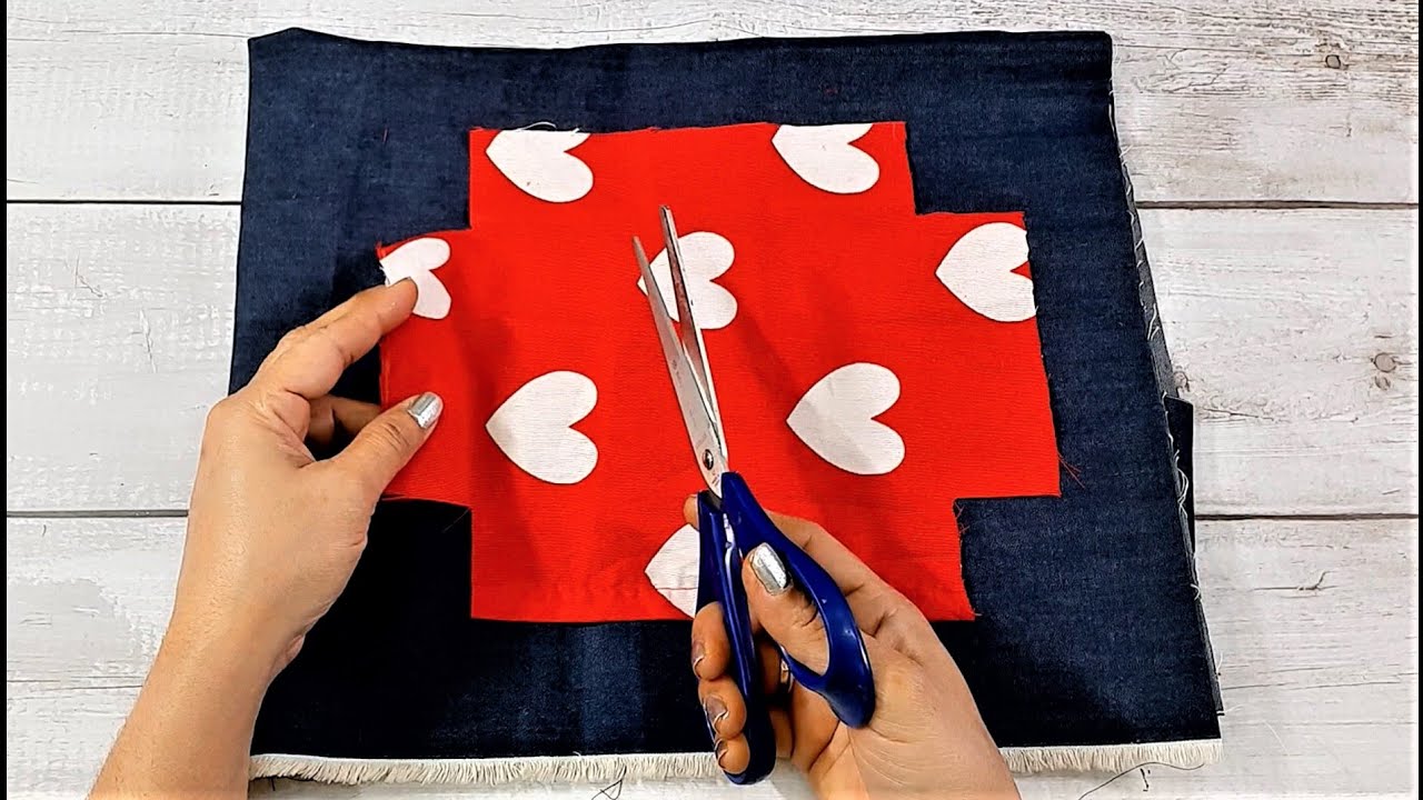 2 Easy to Make Daily Use Bag From Scrap Fabric and Old Jeans !!!