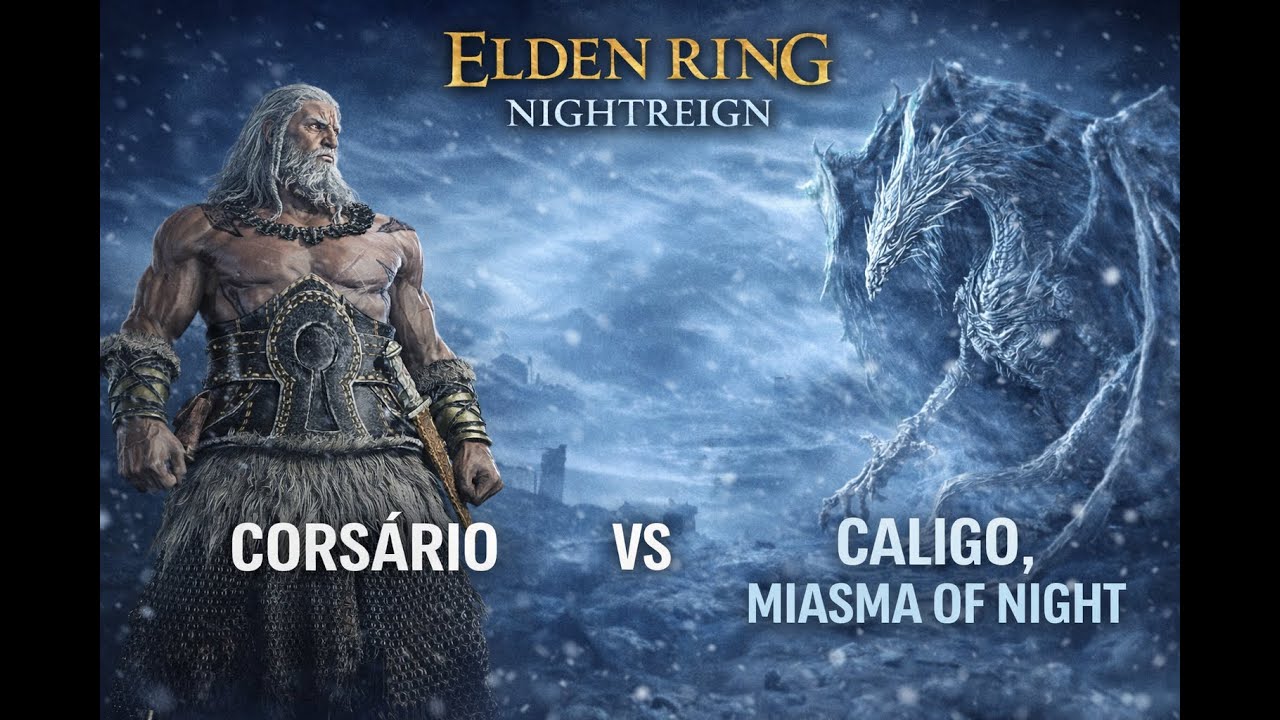 Esse Chicote é Quebrado? 😱 Trança do Gigante vs Caligo - Elden Ring Nightreign