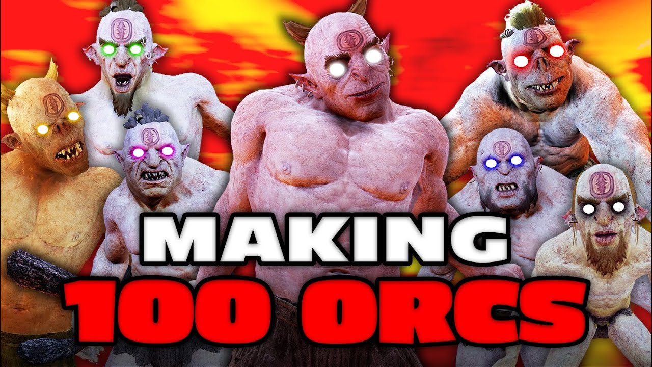 I died to 100 Orcs In Shadow of War to Create my own Nemesis System Story