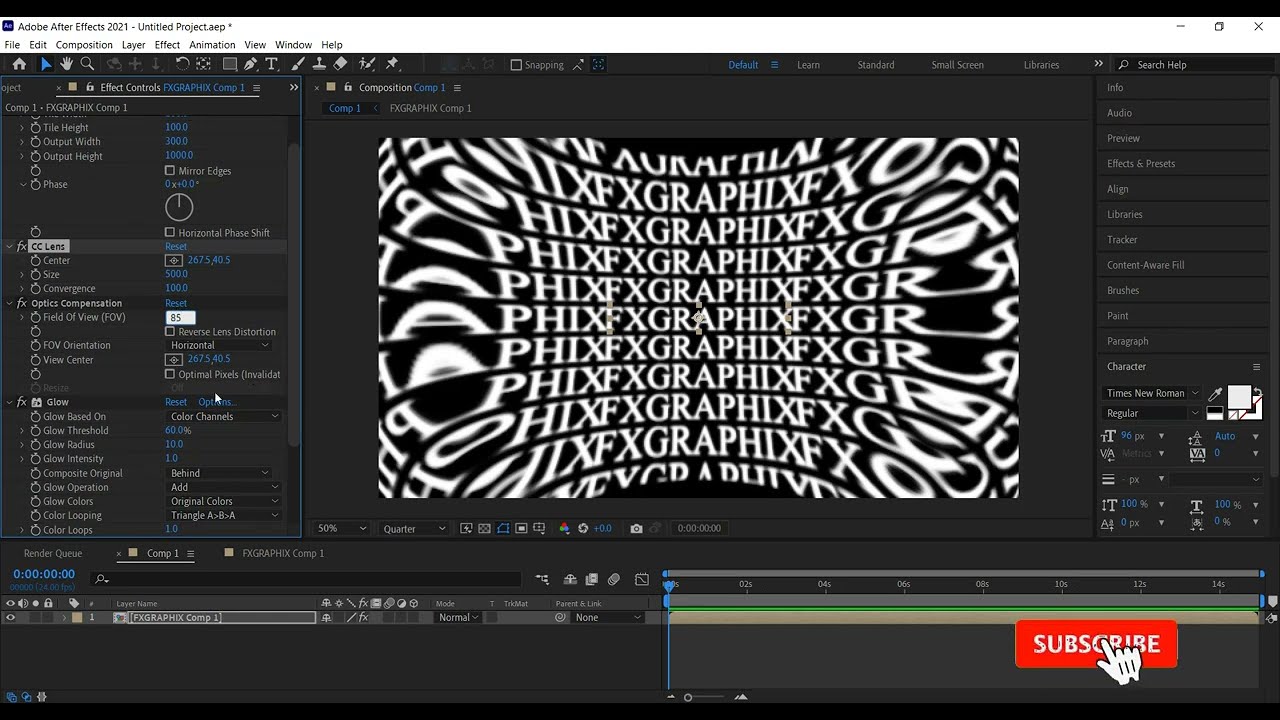 Spherical Seamless Typography Animations in After Effects | FX Graphix | #fxgraphix #aftereffects cc