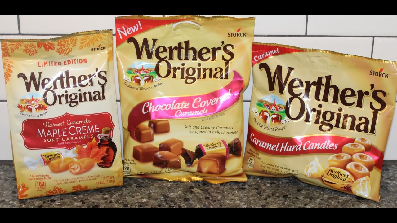 Werther’s Original: Maple Crème Soft Caramels, Chocolate Covered Caramels, Caramel Hard Candies