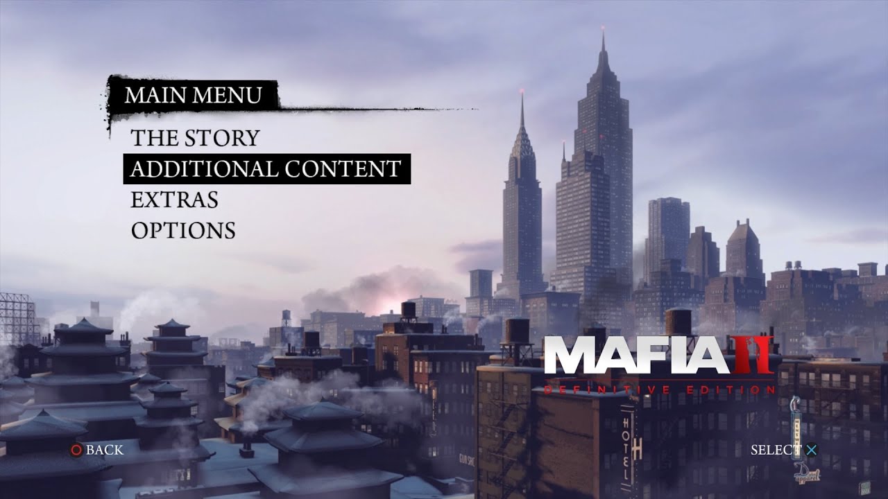 Mafia 2: Definitive Edition(Remastered) All Additional Content + Version 1.01 Update