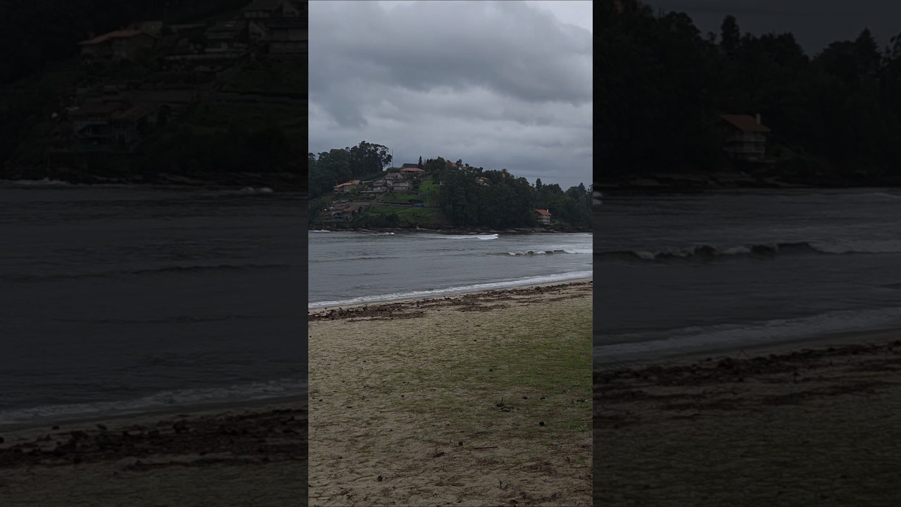 Buscando olas por las playas de Baiona 