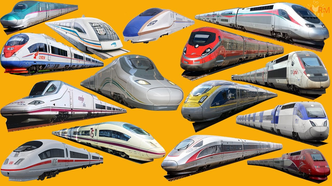 TOP SPEED TRAINS | Top 15 Fastest Trains in the World | Maglev, Shinkansen, Eurostar, Thalys, Thalys