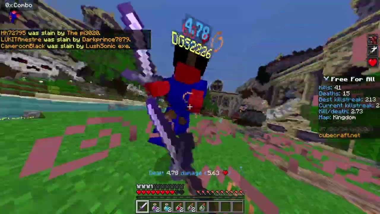 Cubecraft FFA but I attack everyone... (GONE WRONG LOL)