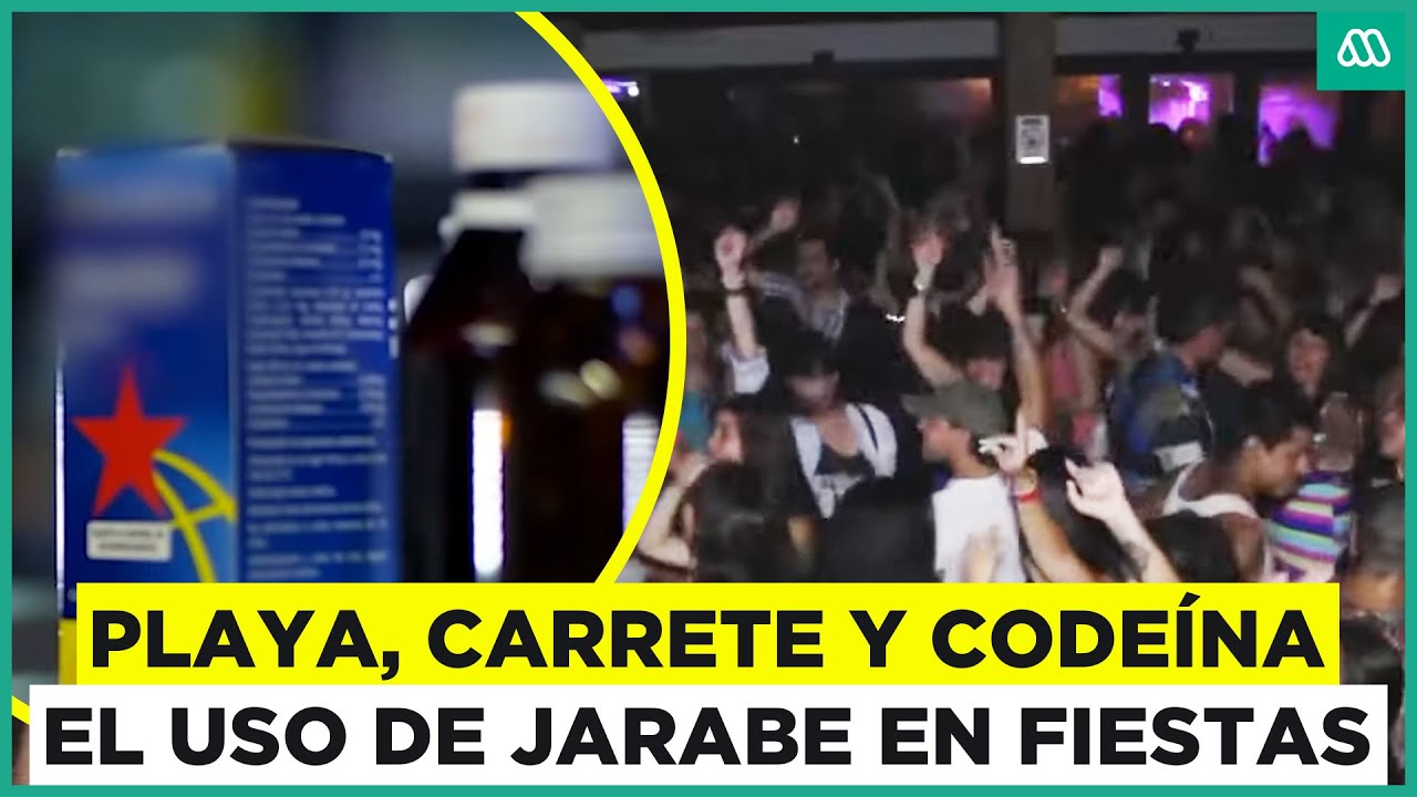 Playa, carrete y codeína: Uso de jarabes en fiestas preocupa a las autoridades