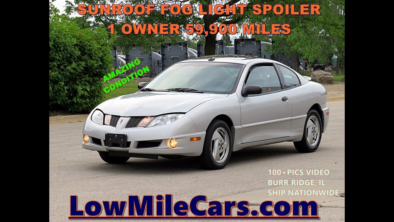Amazing find 2004 Pontiac Sunfire 60k miles sunroof, fog light, spoiler and all power options