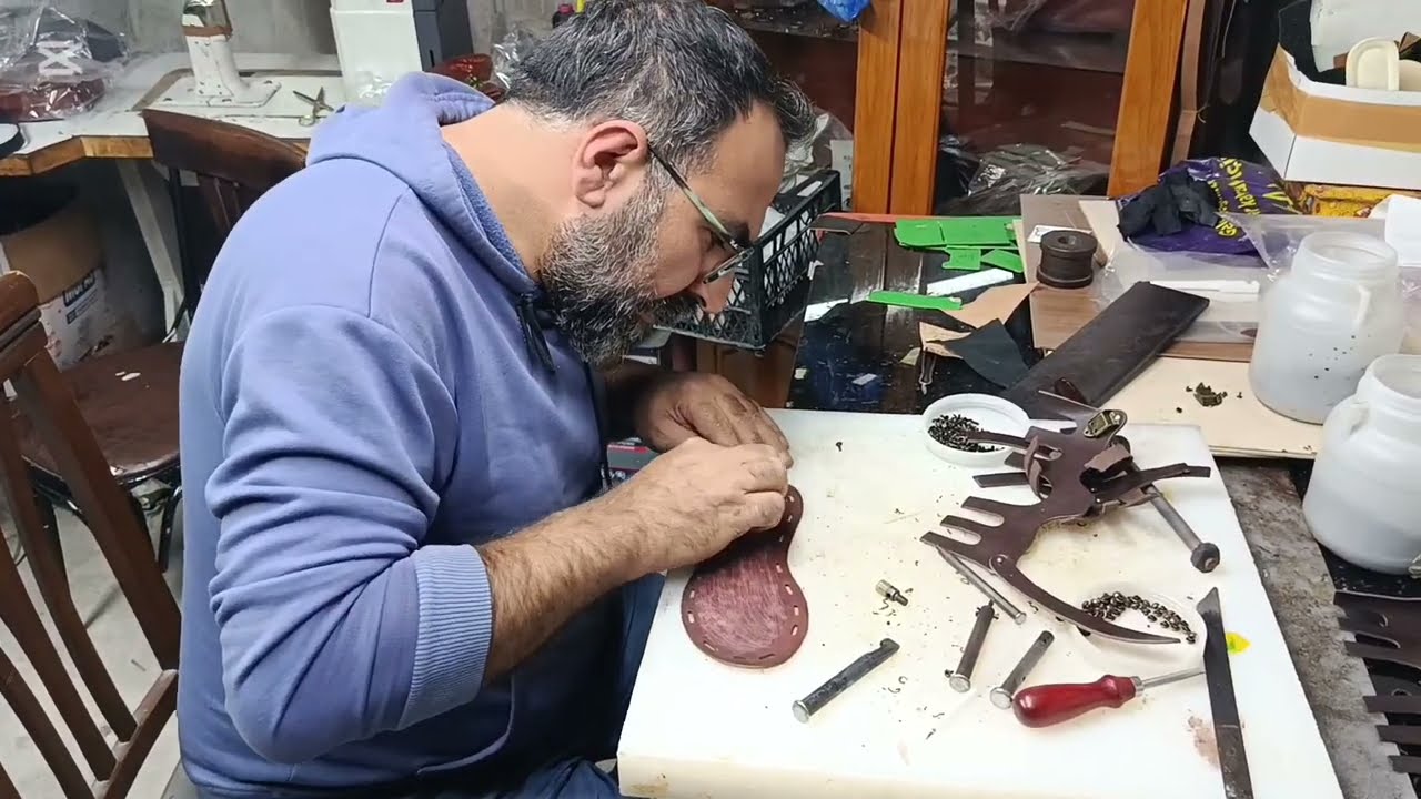 The Art of Shoemaking: A-Z Full Production of Handmade Leather Sandals 👞🛠️