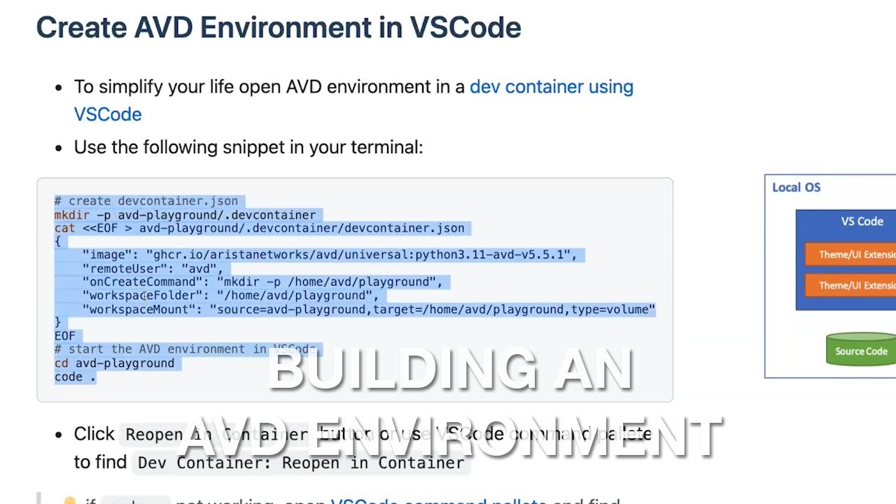 Building an AVD Environment