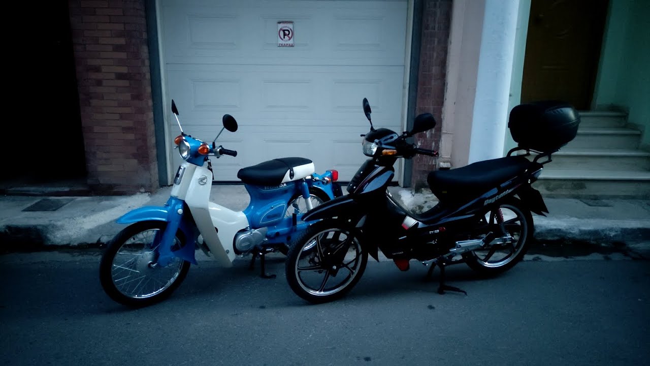 Ride out με τα μηχανάκια του Κώστα | Μνήμες από το Sprinter | Daytona DY 125 RS & Honda C50