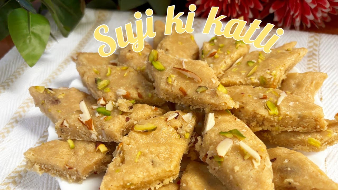 Suji Ki Katli Recipe | Instant Suji Sweet in 10 Minutes | Easy Indian Mithai