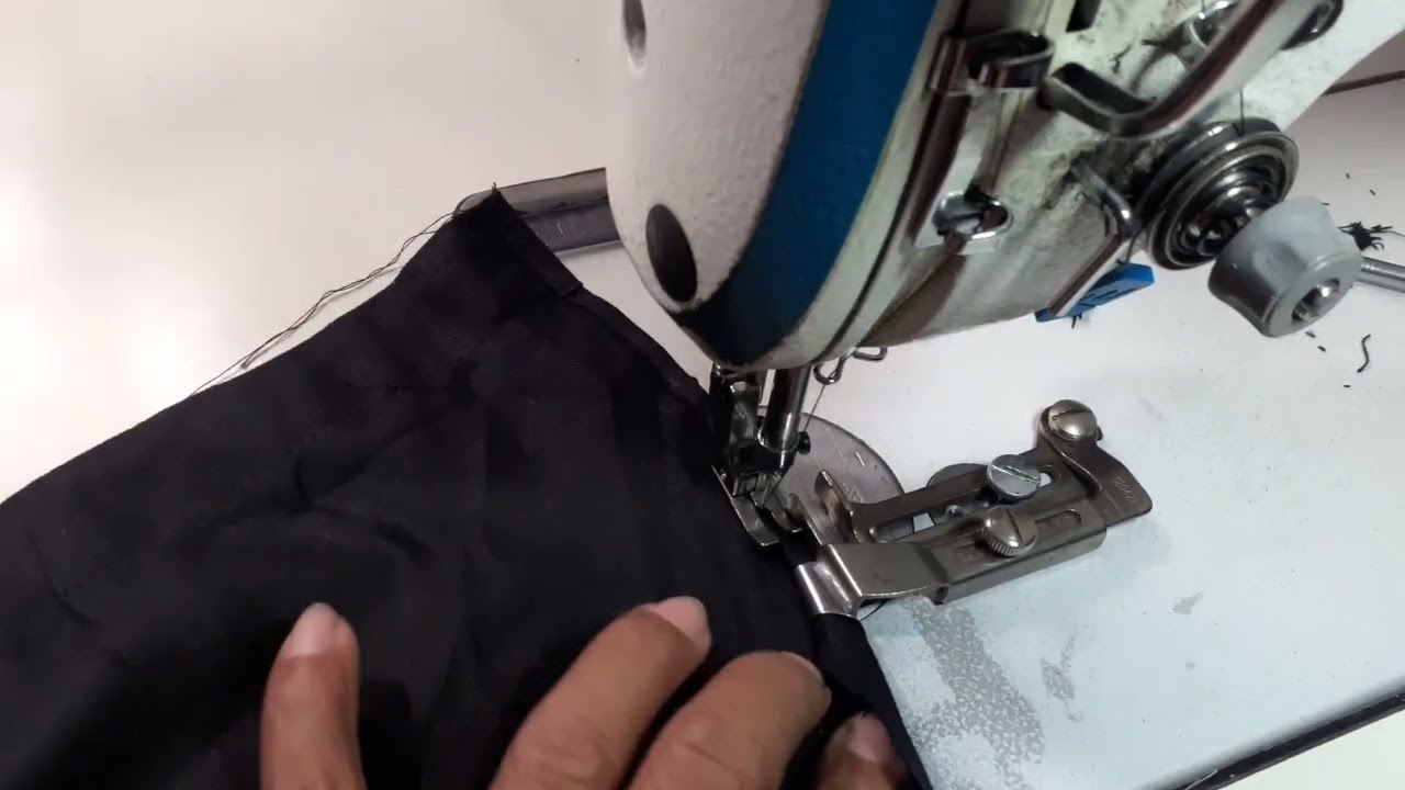 cara kelim corong kemeja dengan mudah,untuk pemula