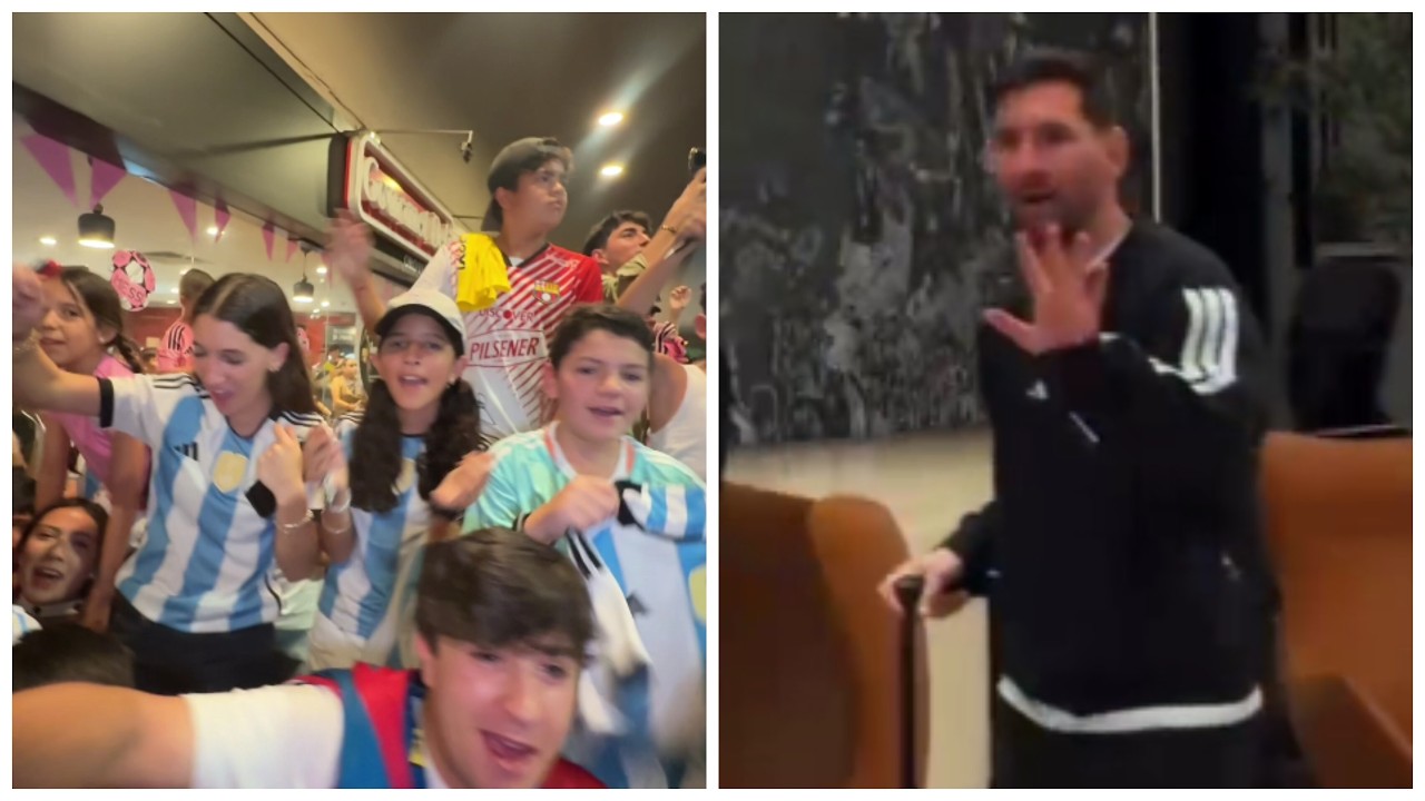 Месси-мания: тысячи эквадорских болельщиков приветствуют приезд Месси перед матчем Майами &mdash; Барсе...