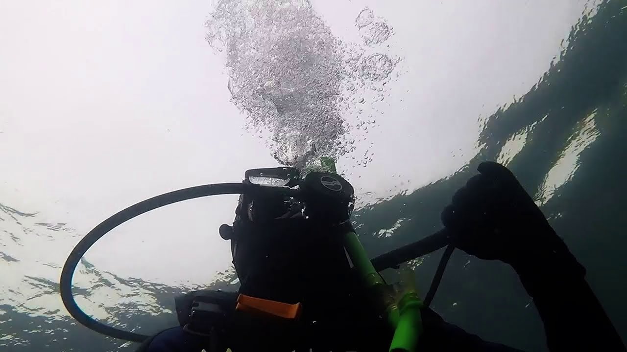 Scuba Diving the Samual P. Ely shipwreck. Lake Superior