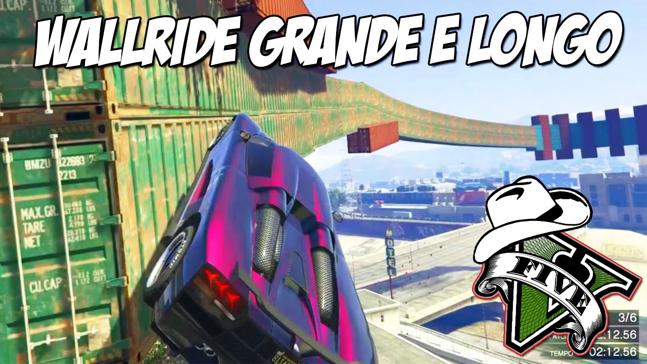 GTA 5 Online (PS4) - Corrida do Wallride Grande e Longo ( ͡° ͜ʖ ͡°)