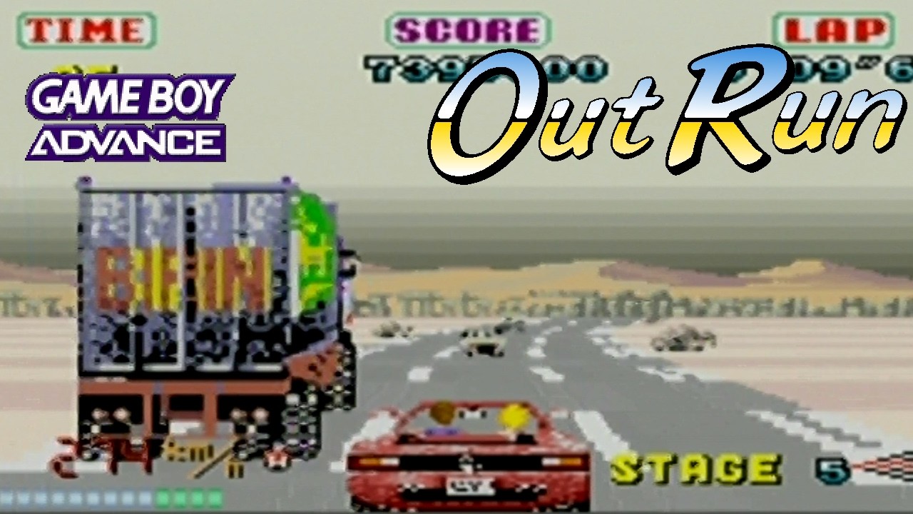 OutRun playthrough (Game Boy Advance) (1CC)