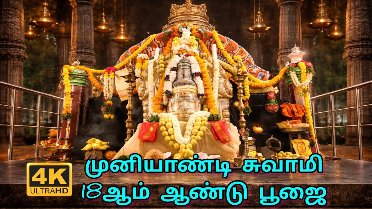 இராயபாளையம் முனியாண்டி சுவாமி 18ஆம் ஆண்டு பூஜை விழா 2026